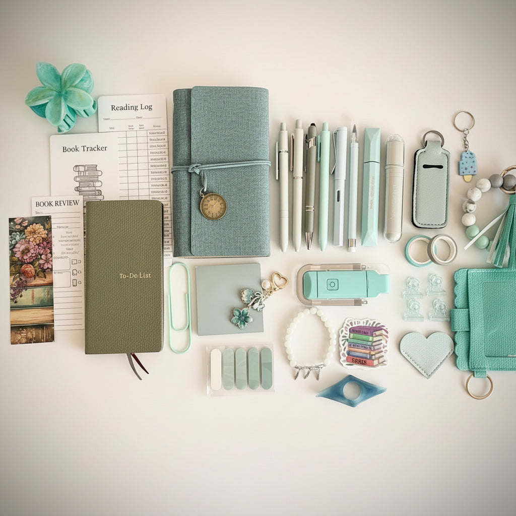 Vintage Binder Bookish, Stationery and Self-care Mystery Bundle