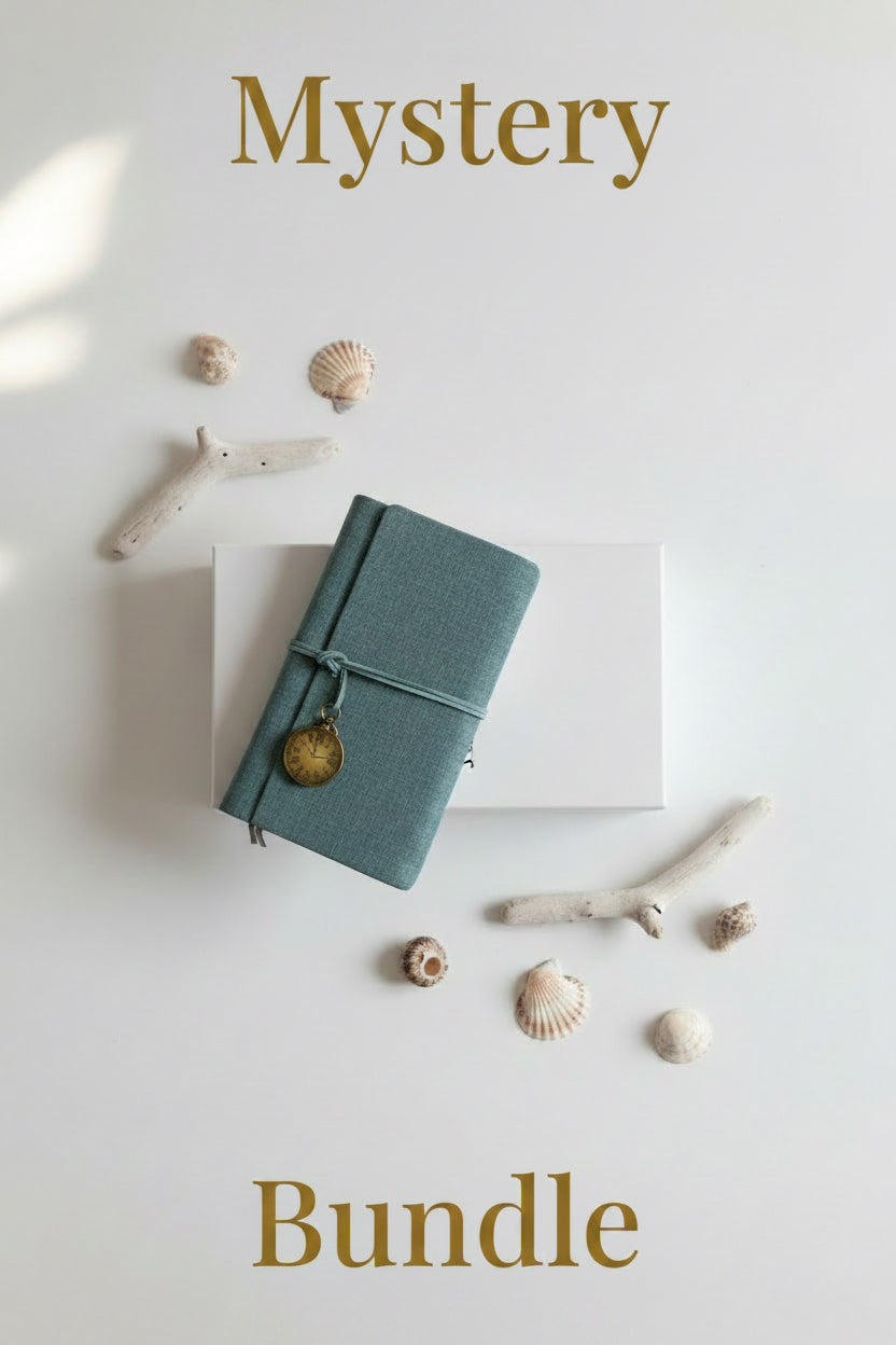 Vintage Binder Bookish, Stationery and Self-care Mystery Bundle